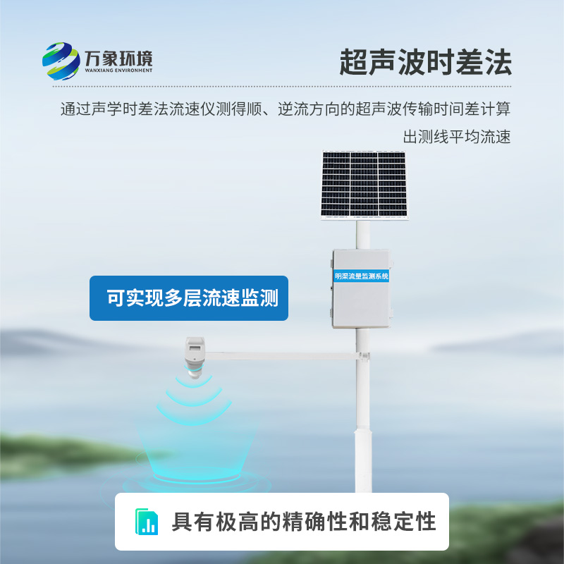 超聲波多層時(shí)差法測流系統(tǒng)測量不同水層的流速