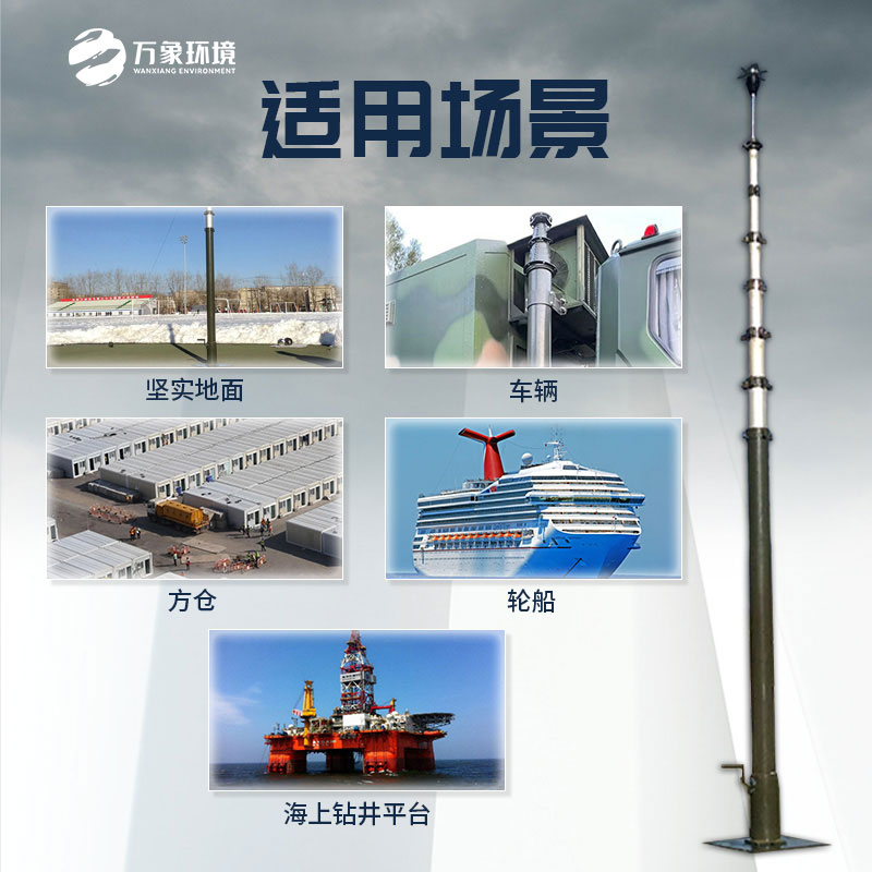 手動可升降避雷針